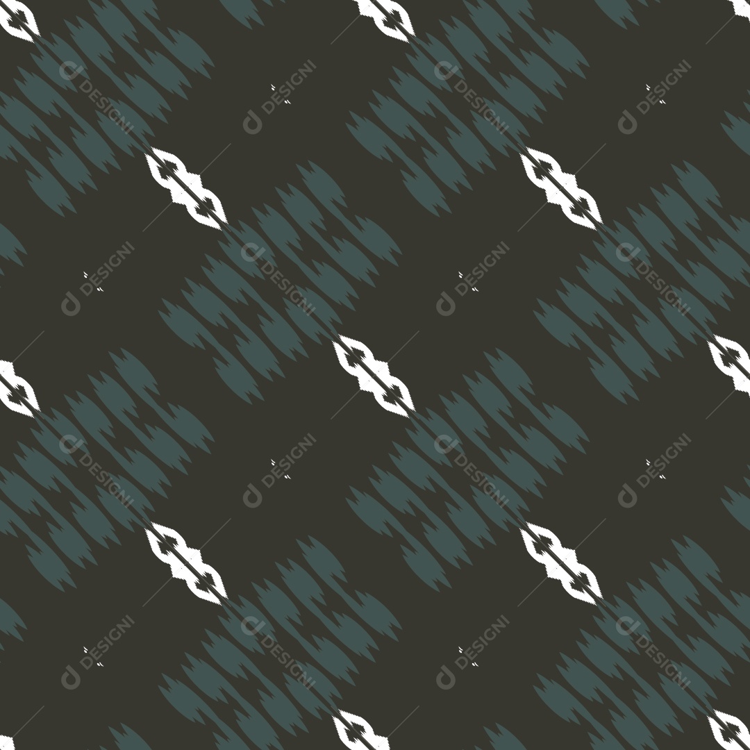 Tecido de Seda Tradicional Padrão Sem Costura Ilustração Vetor EPS