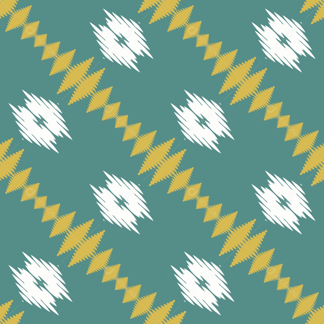 Tecido de Seda Tradicional Padrão Sem Costura Ilustração Vetor EPS