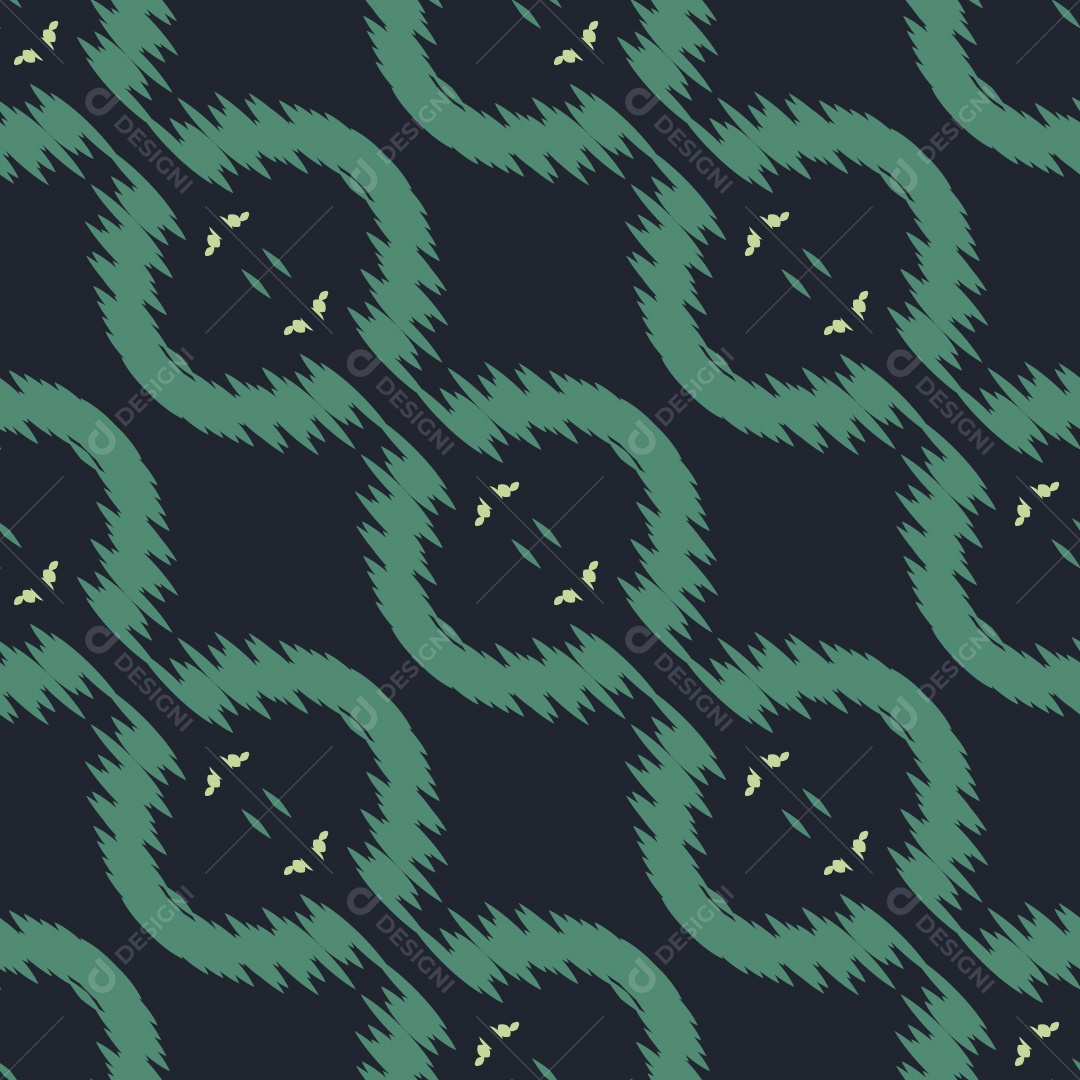 Tecido de Seda Tradicional Padrão Sem Costura Ilustração Vetor EPS