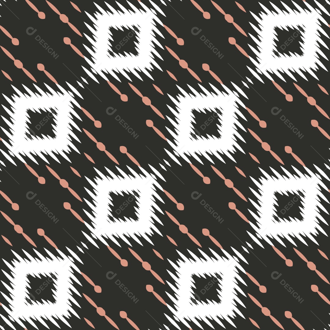 Tecido de Seda Tradicional Padrão Sem Costura Ilustração Vetor EPS