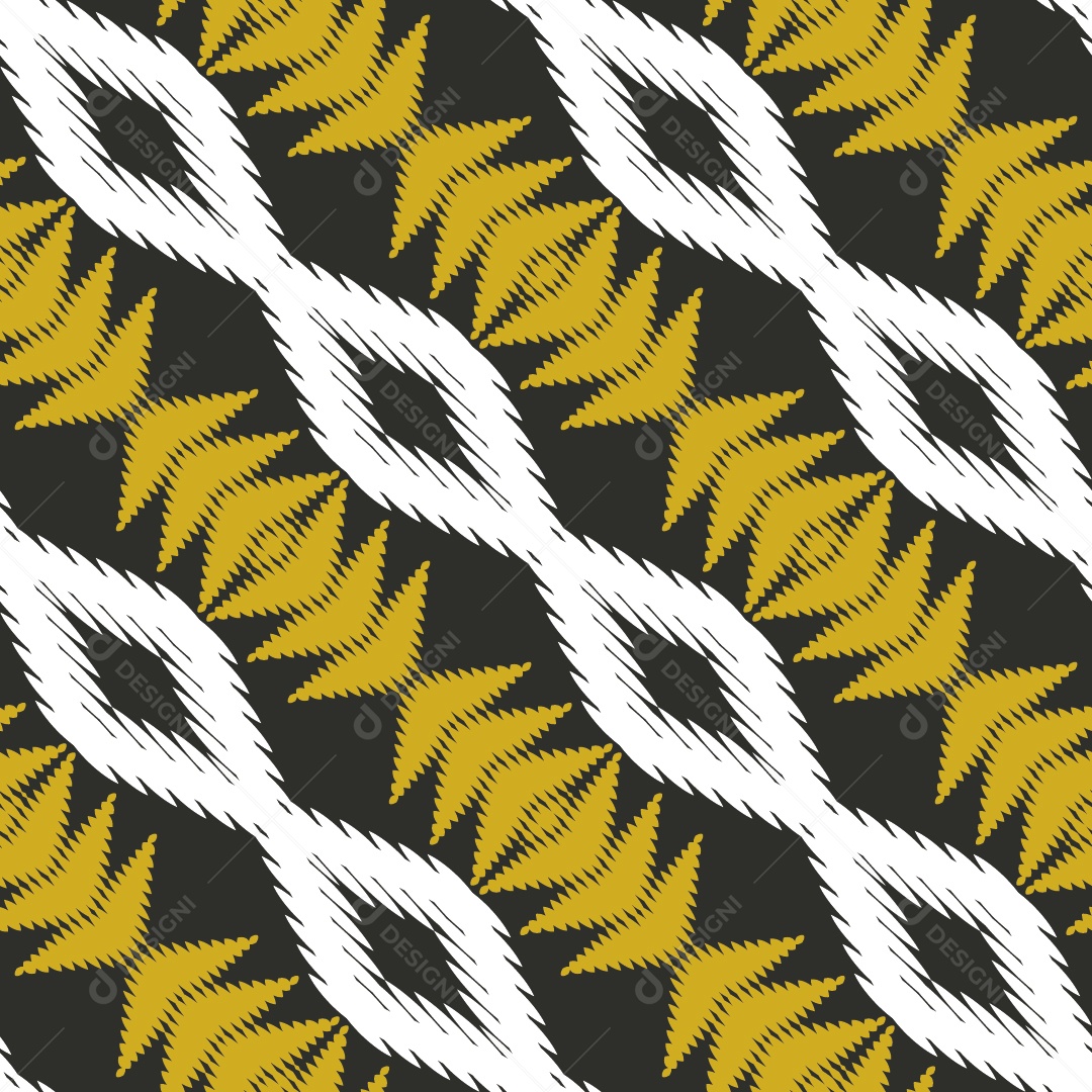 Tecido de Seda Tradicional Padrão Sem Costura Ilustração Vetor EPS