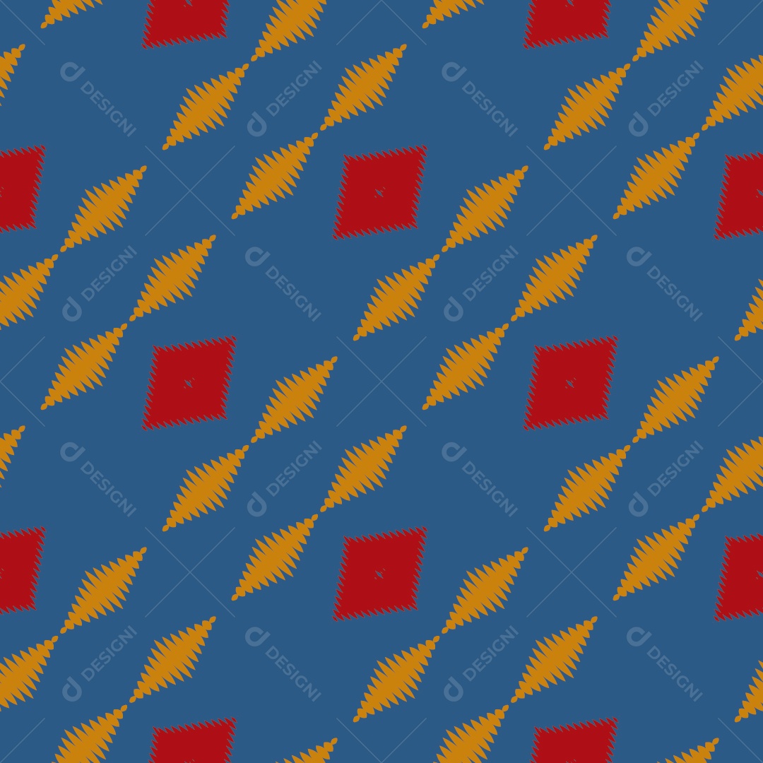 Tecido de Seda Tradicional Padrão Sem Costura Ilustração Vetor EPS