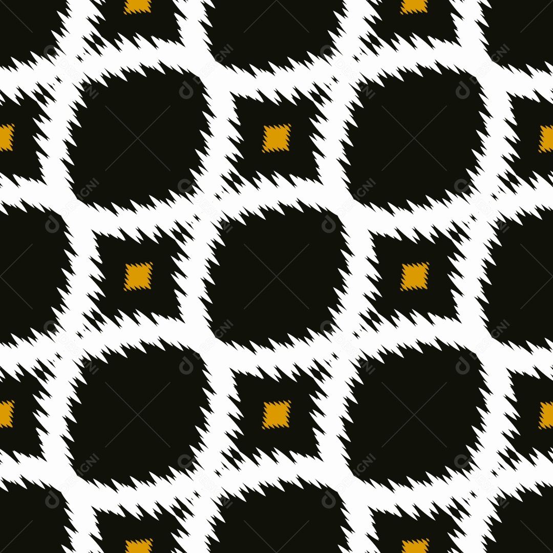 Tecido de Seda Tradicional Padrão Sem Costura Ilustração Vetor EPS