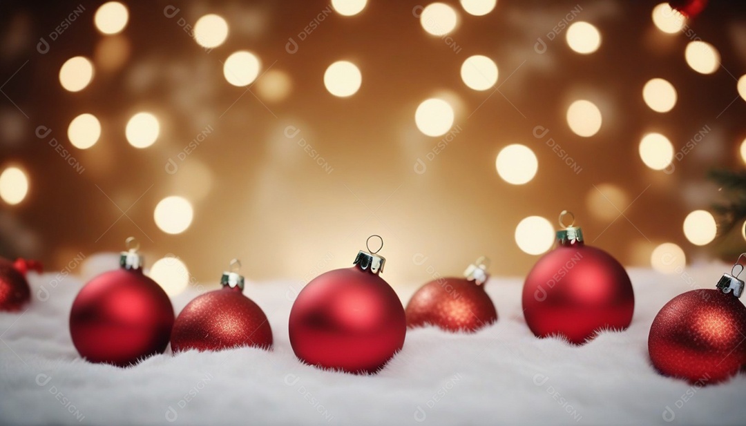 Plano de Fundo com decoração de natal