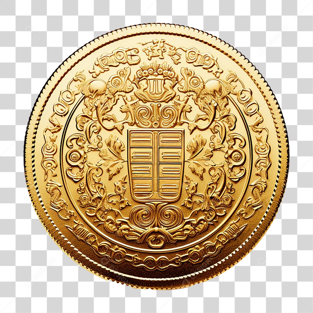 Moedas Douradas Coin PNG Transparente