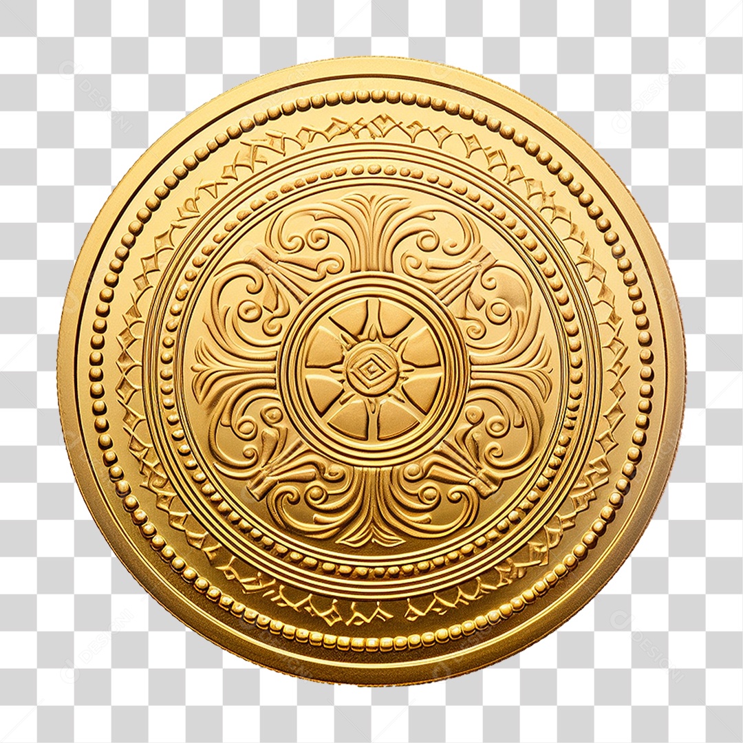 Moedas Douradas Coin PNG Transparente