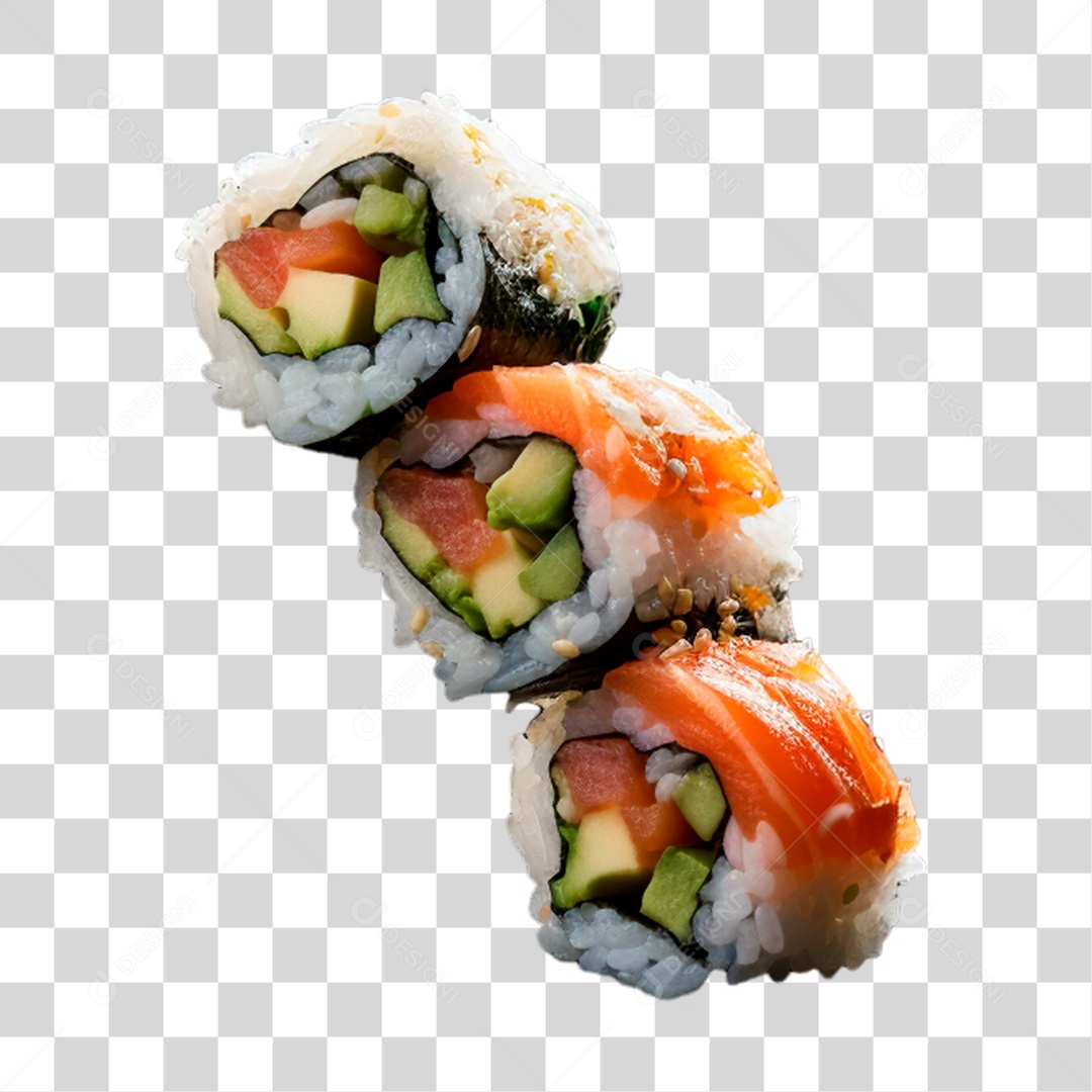 Imagens Alimentos Restaurante Japonês Sushi Sashimi PNG Transparente