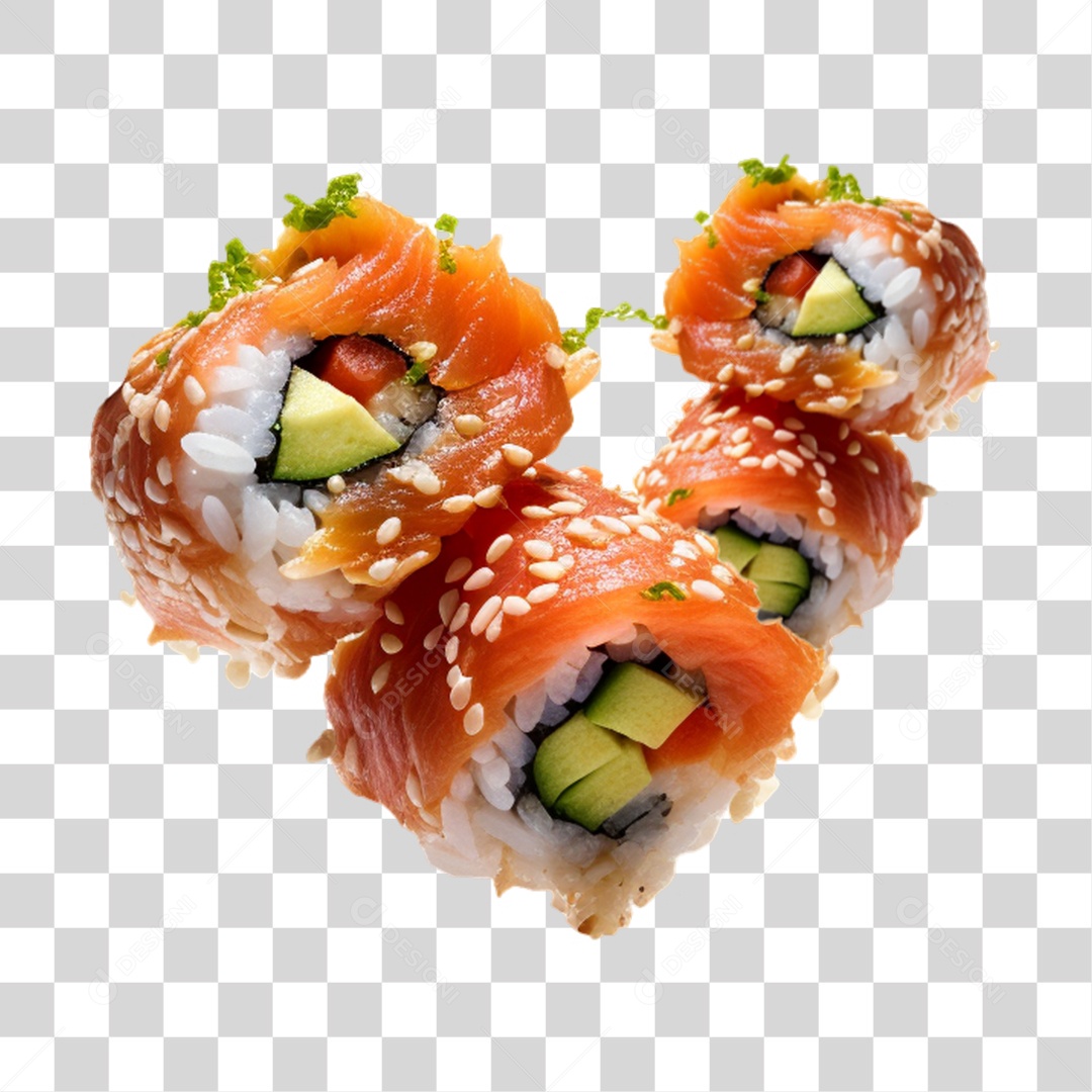Imagens Alimentos Restaurante Japonês Sushi Sashimi PNG Transparente