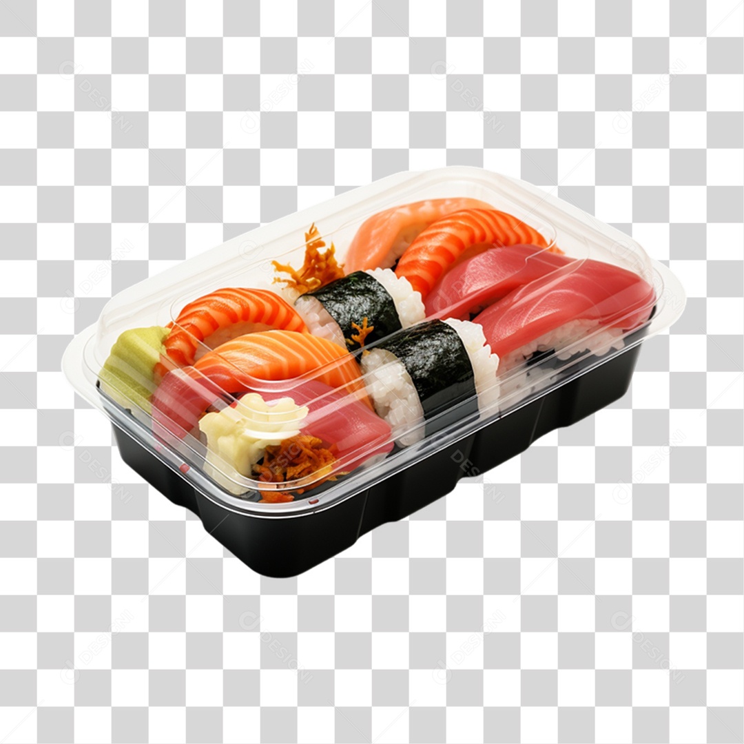 Imagens Alimentos Restaurante Japonês Sushi Sashimi PNG Transparente