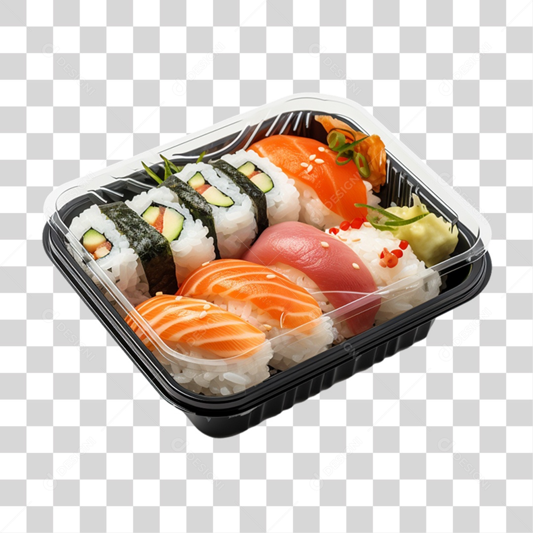 Imagens Alimentos Restaurante Japonês Sushi Sashimi PNG Transparente