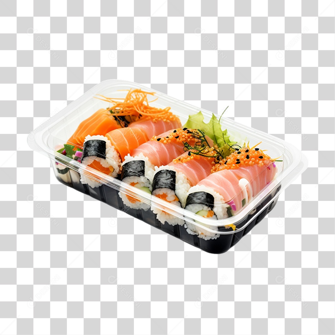 Imagens Alimentos Restaurante Japonês Sushi Sashimi PNG Transparente