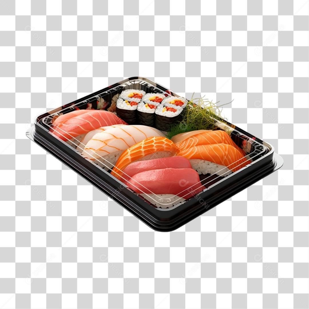 Imagens Alimentos Restaurante Japonês Sushi Sashimi PNG Transparente