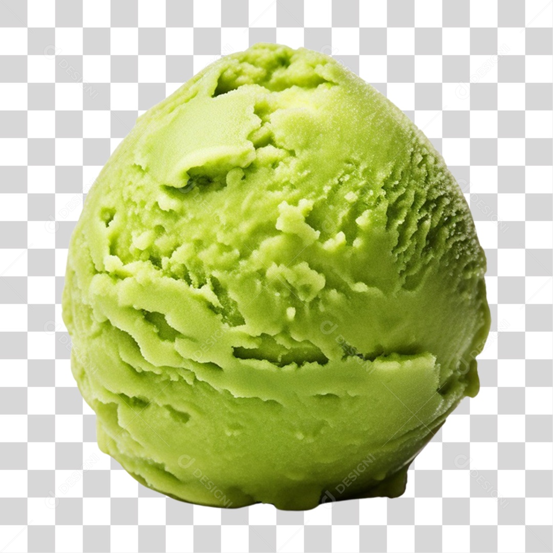 Bola de Sorvete Sabores PNG Transparente