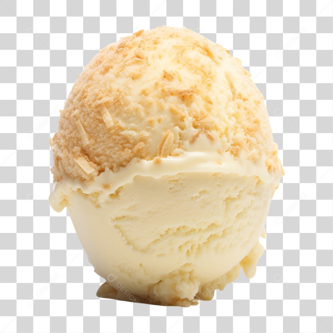 Bola de Sorvete Sabores PNG Transparente