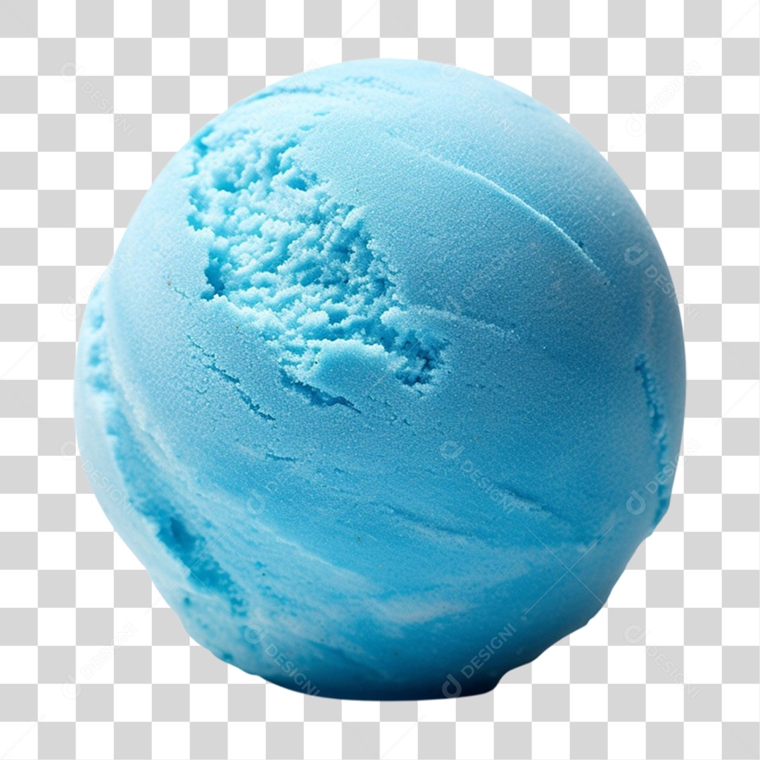 Bola de Sorvete Sabores PNG Transparente