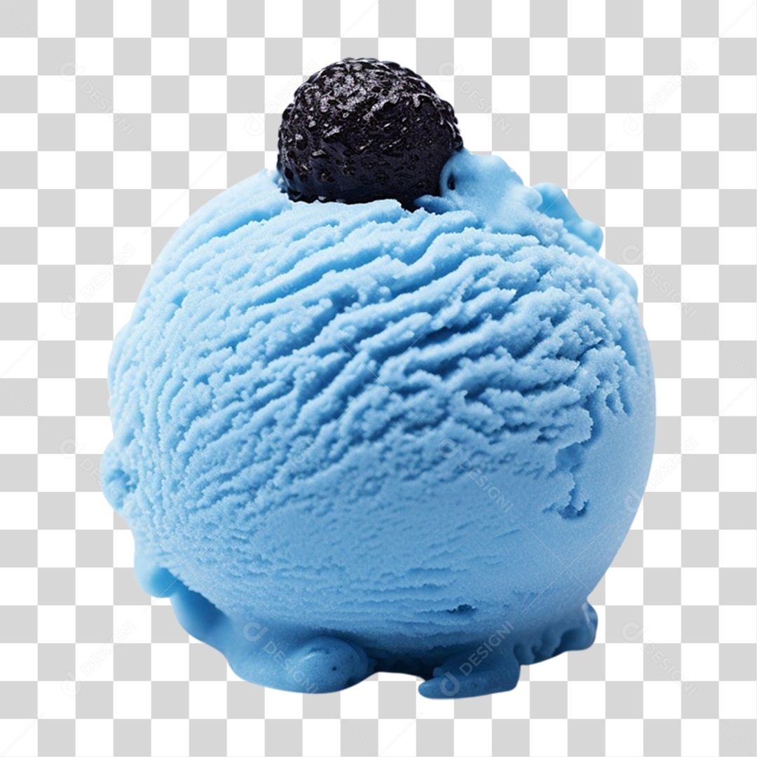 Bola de Sorvete Sabores PNG Transparente