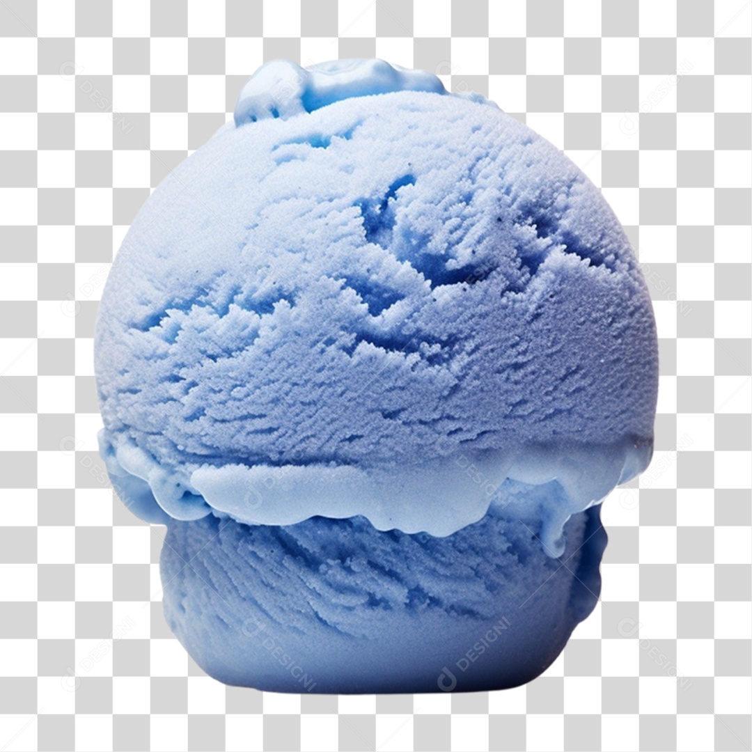 Bola de Sorvete Sabores PNG Transparente