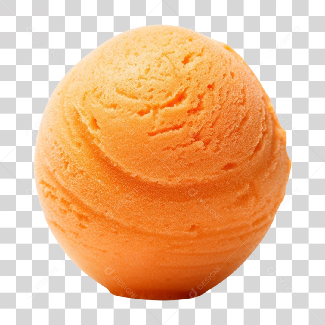 Bola de Sorvete Sabores PNG Transparente