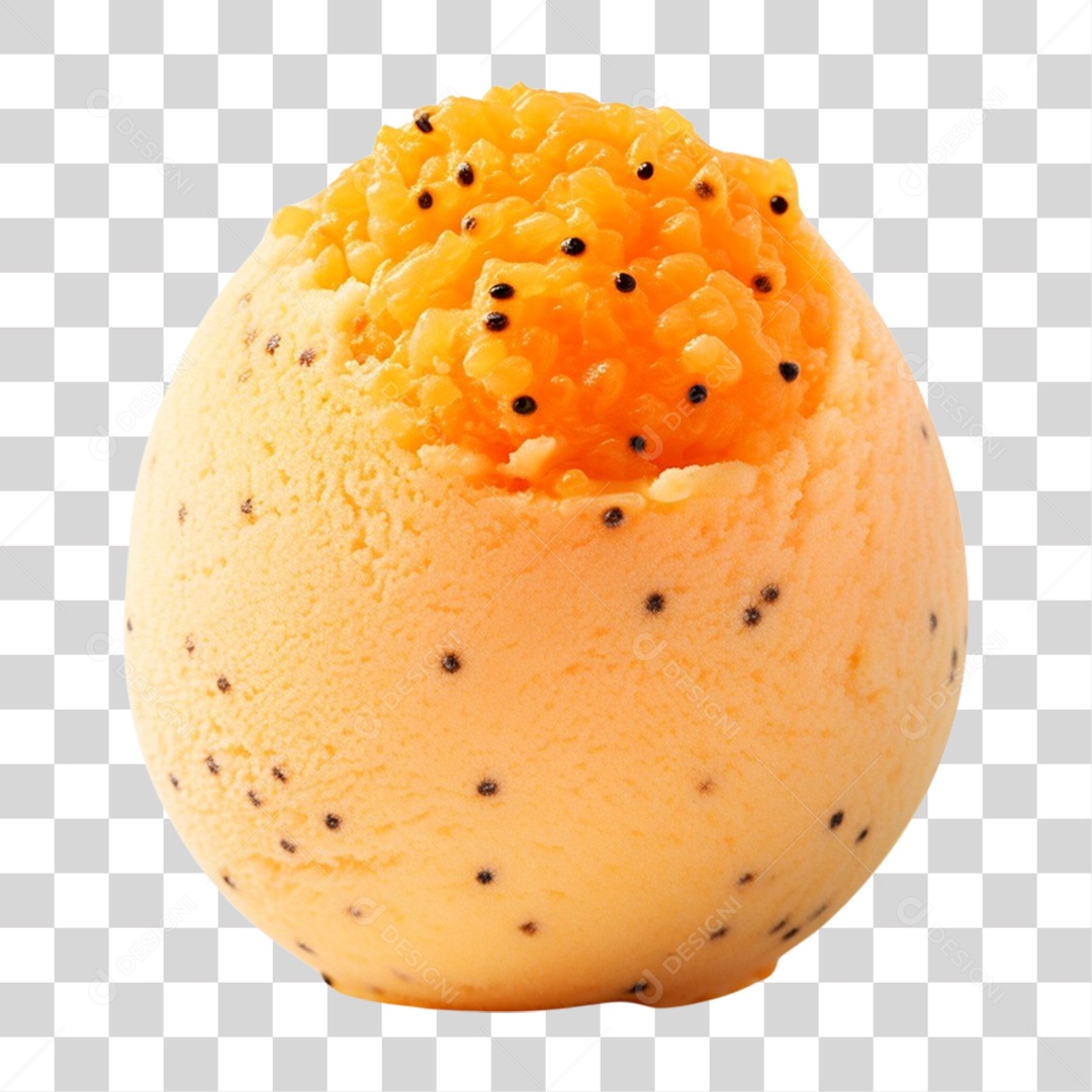 Bola de Sorvete Sabores PNG Transparente