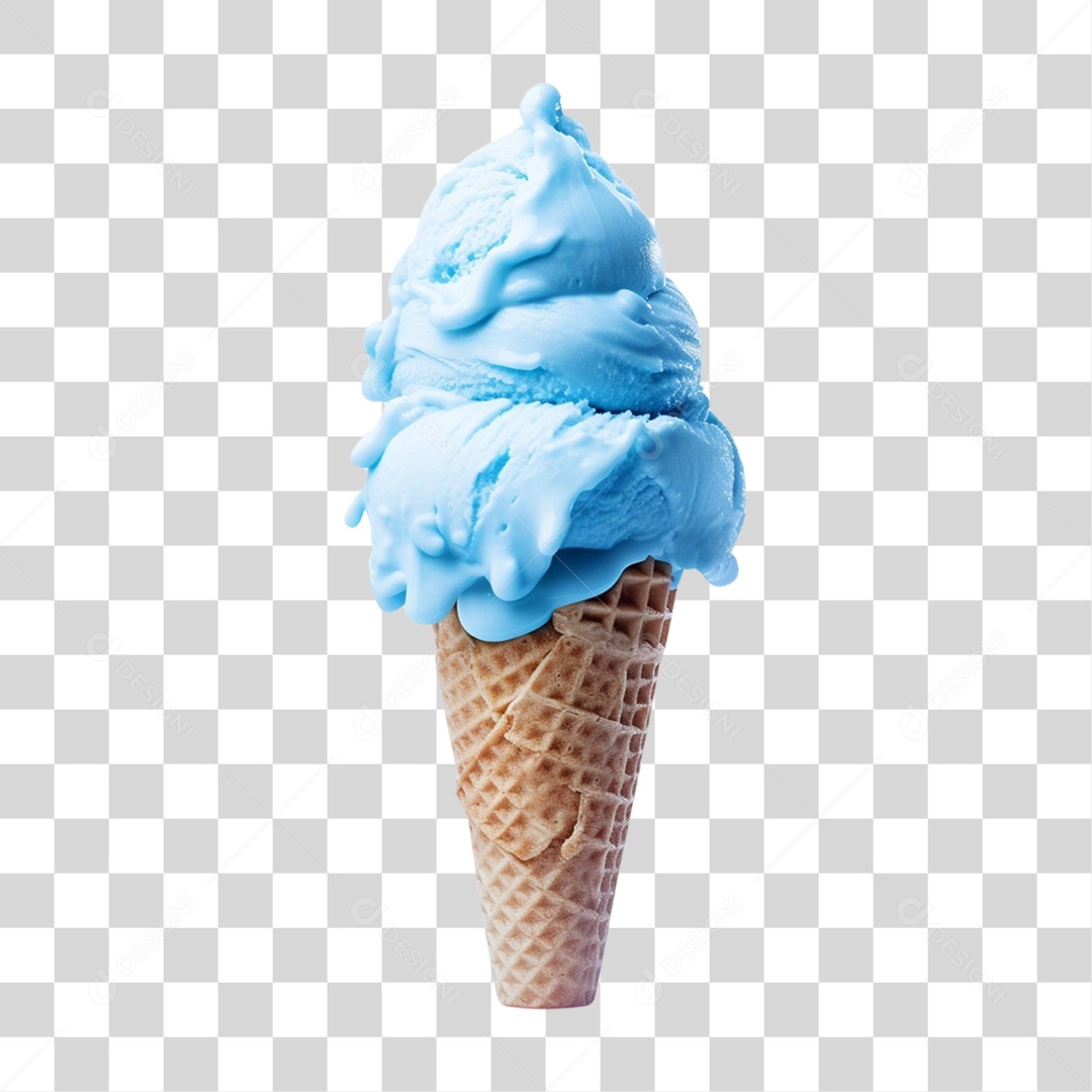 Sorvetes Sabores Casquinha PNG Transparente