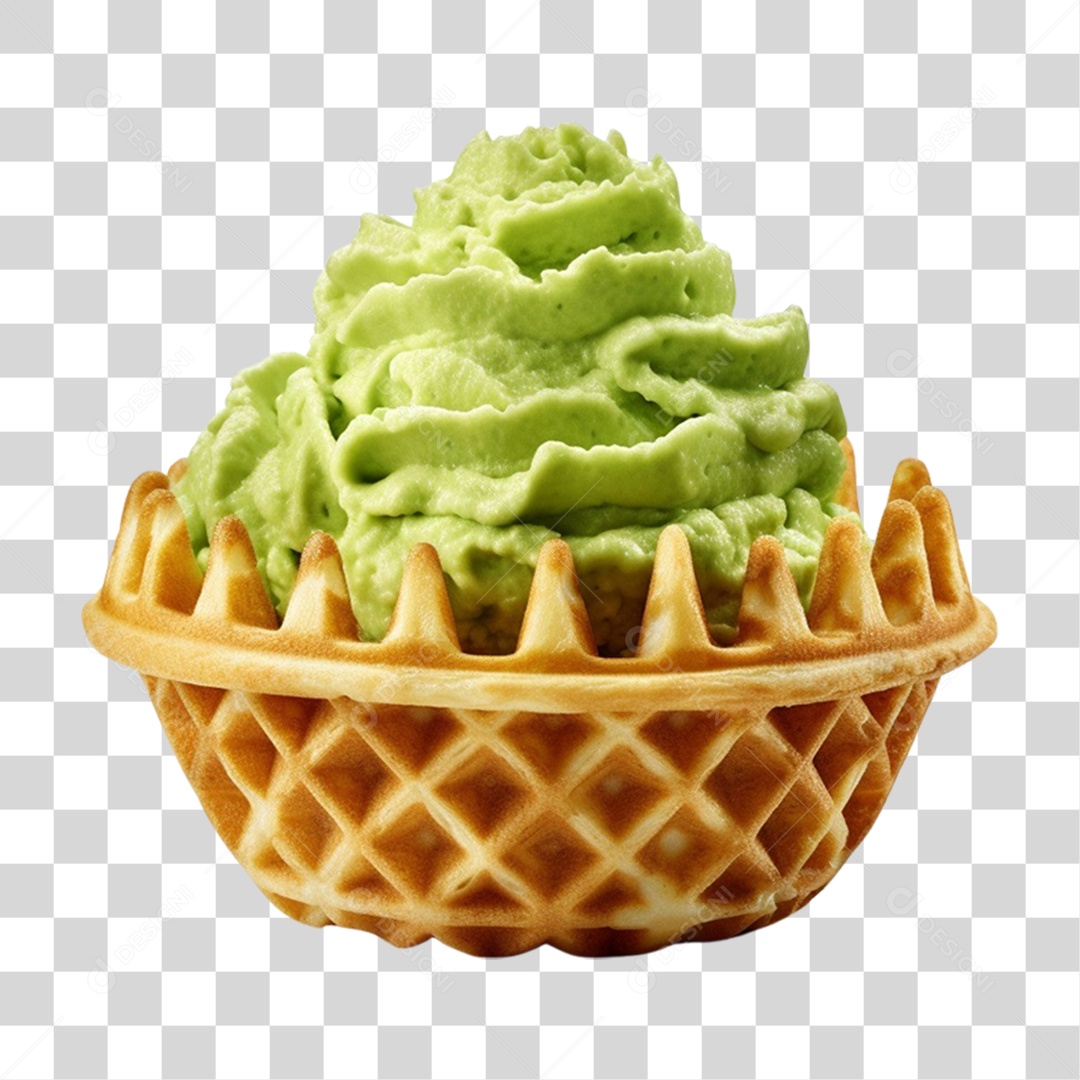 Sorvetes Sabores Casquinha PNG Transparente