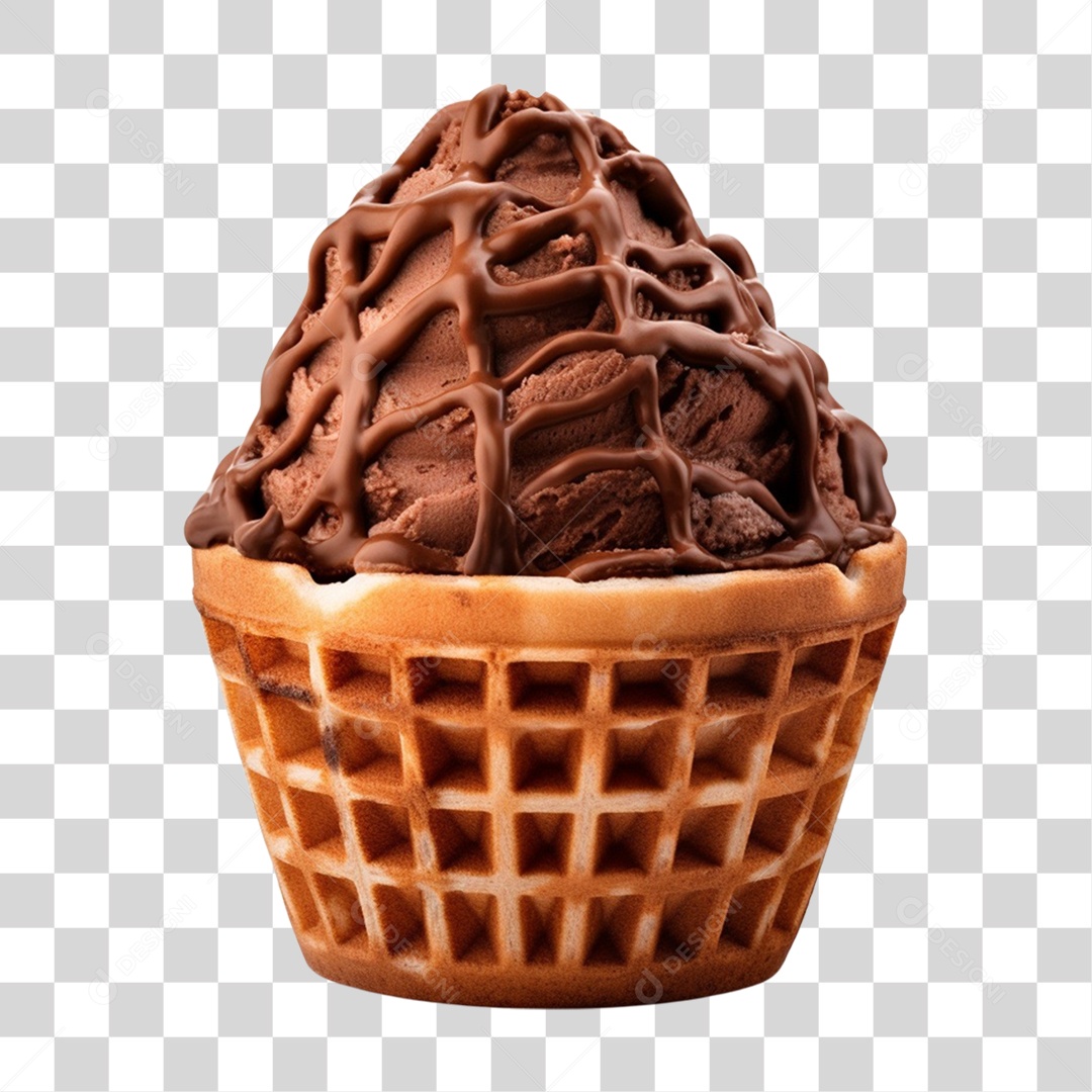 Sorvetes Sabores Casquinha PNG Transparente