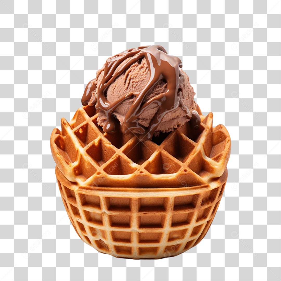 Sorvetes Sabores Casquinha PNG Transparente