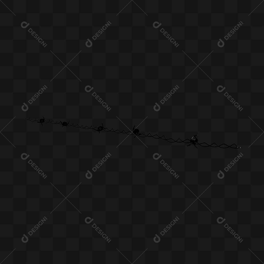 Arame Farpado - Modelo 3D