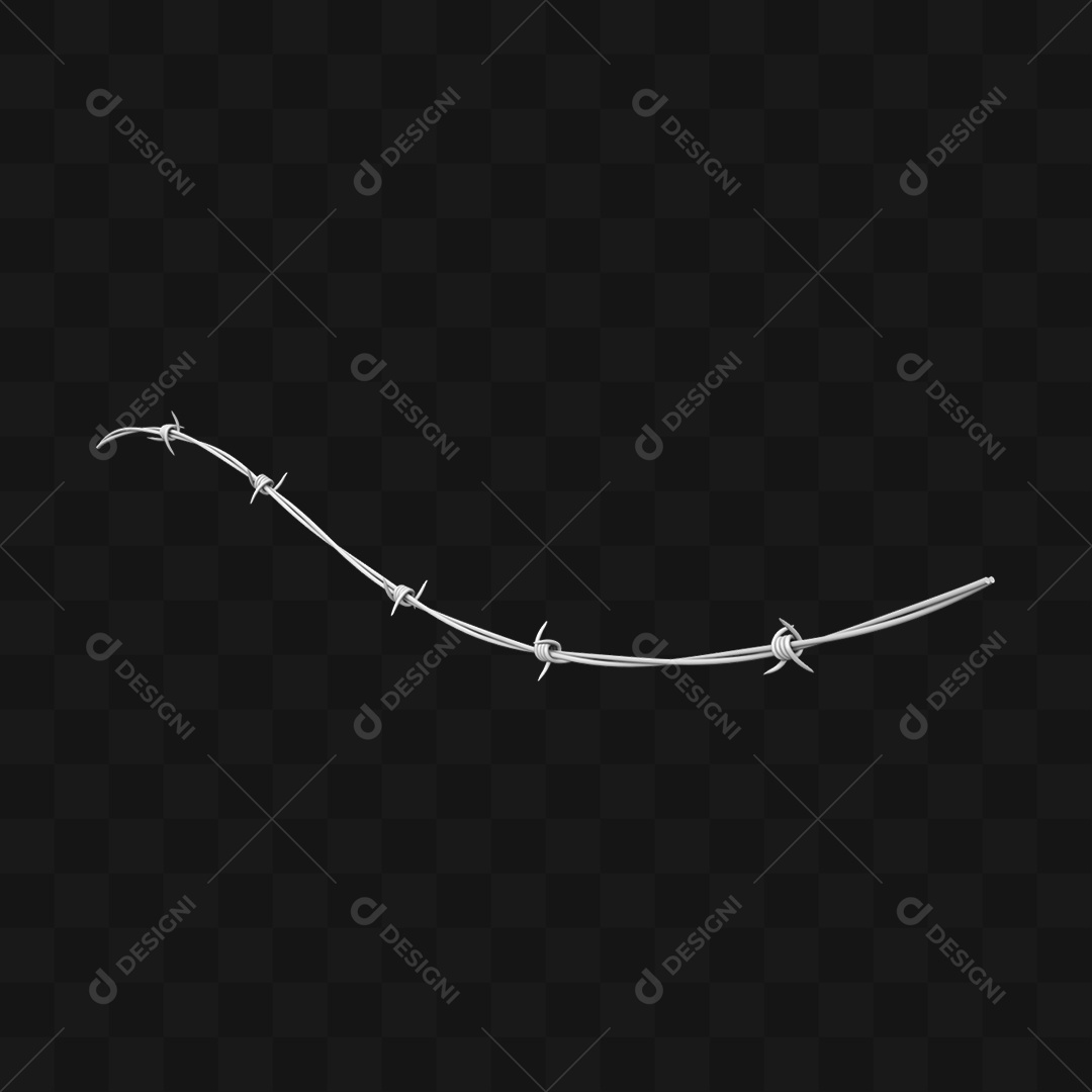 Arame Farpado - Modelo 3D