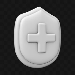 Brasão Cuidado Médico - Modelo 3D