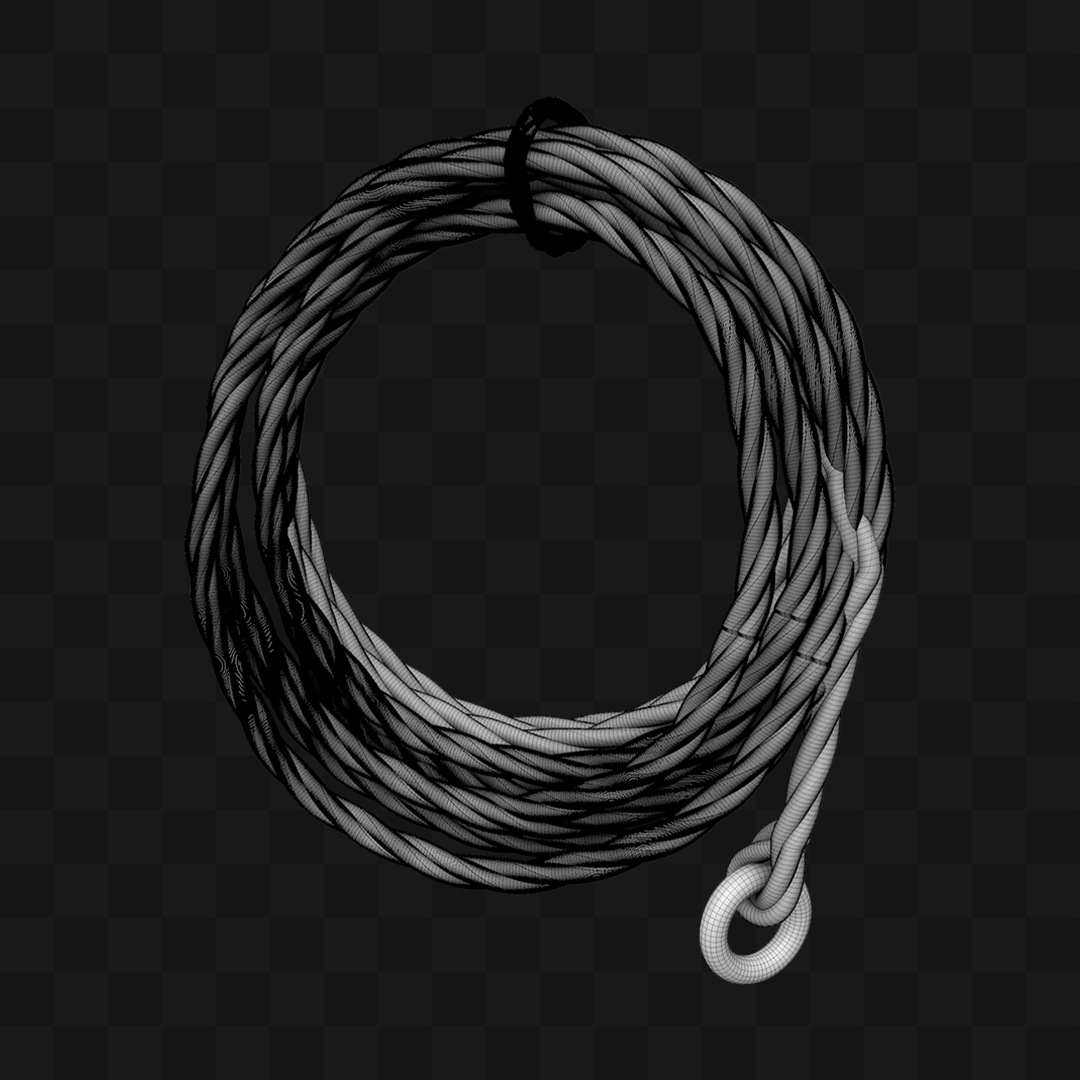 Corda de Laço - Modelo 3D