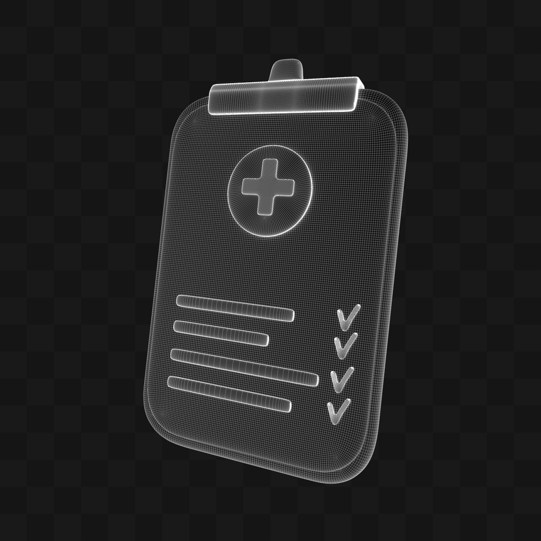 Exame Médico Cartoon - Modelo 3D