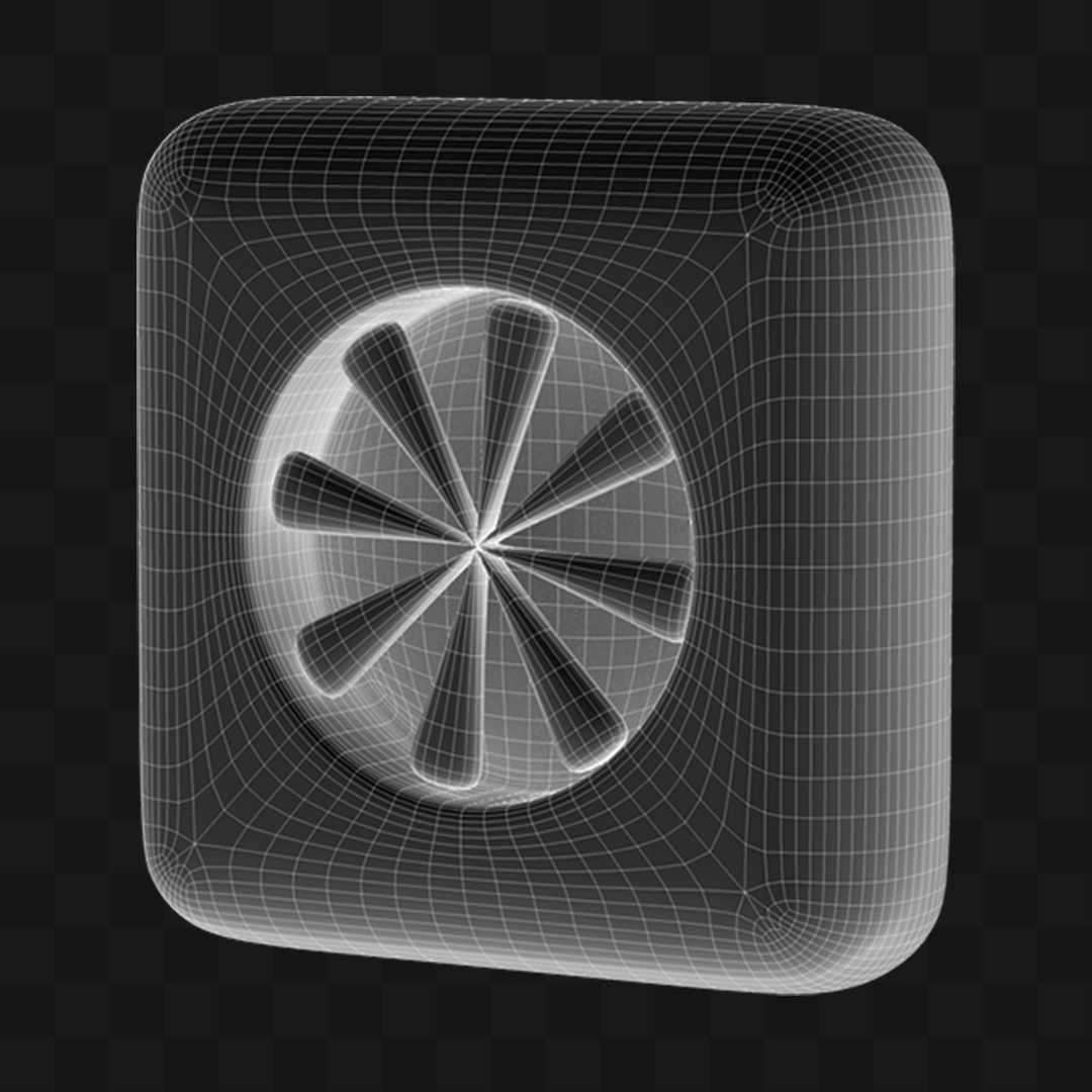 Exaustor Cartoon - Modelo 3D