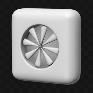 Exaustor Cartoon - Modelo 3D