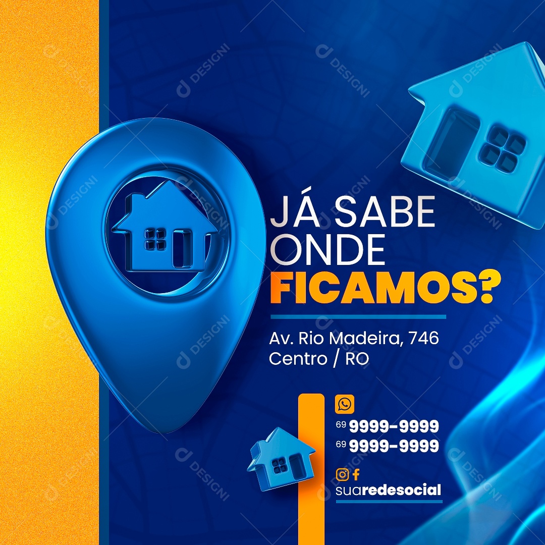 Construction Materials You Know Where We Stay Editable Social Media PSD