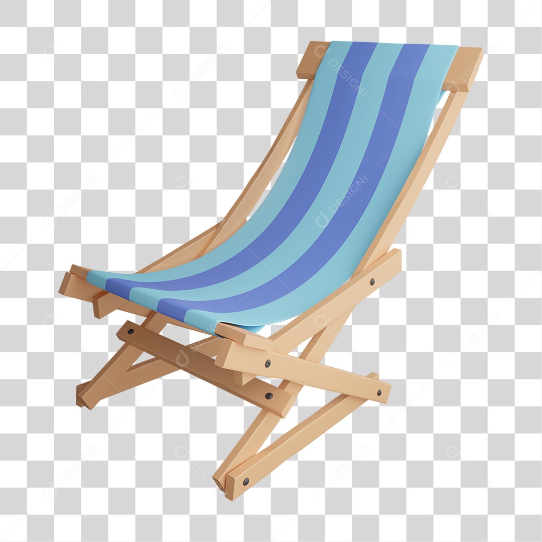 Cadeira de Praia PNG Transparente