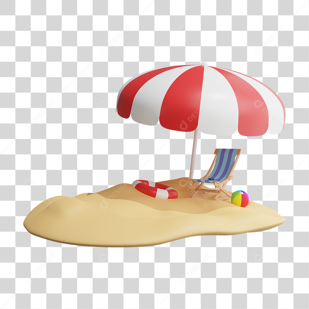 Praia Férias PNG Transparente