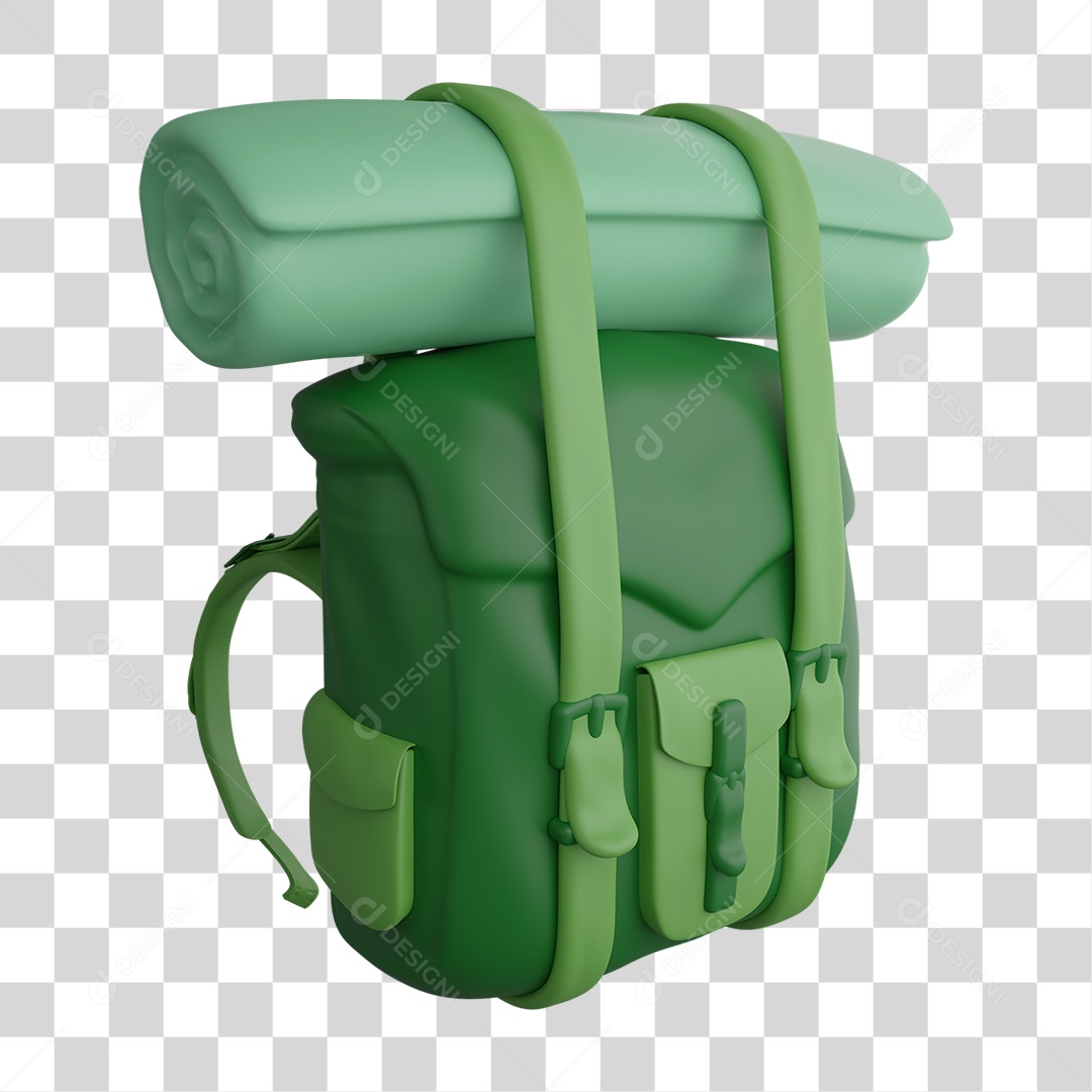 Mochila de Acampamento PNG Transparente