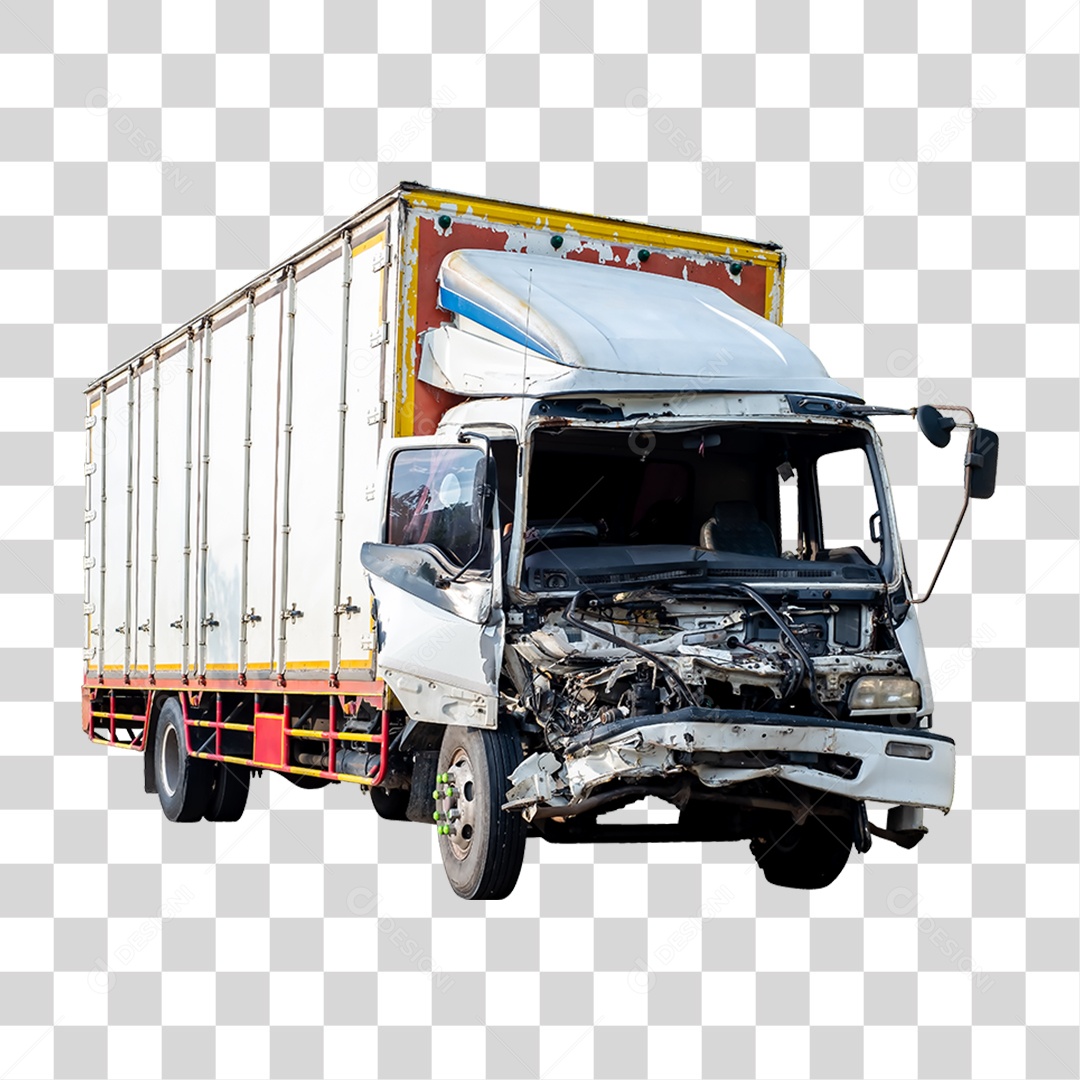 Caminhão Batido PNG Transparente