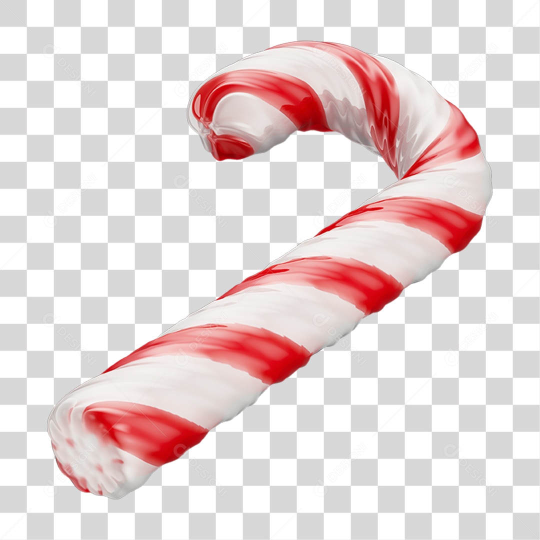 Bastão de Doce Para o Natal PNG Transparente