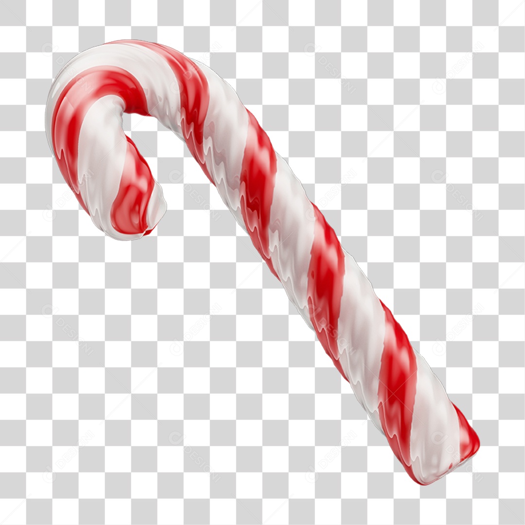 Bastão de Doce Para o Natal PNG Transparente