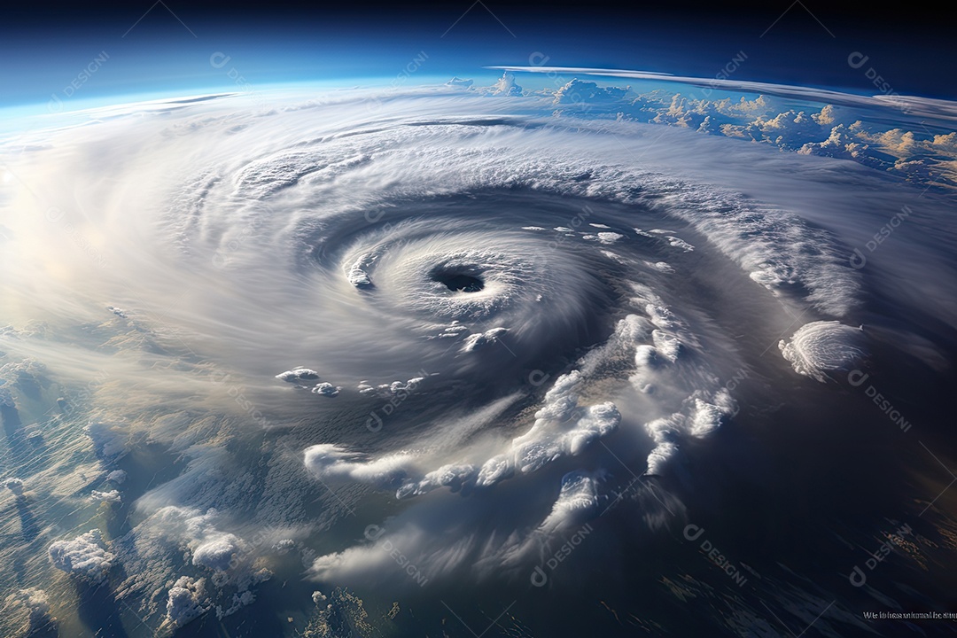 Imagem de um tornado aterrorizante gerado por IA