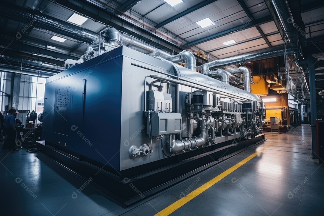 Usina atômica produção de energia elétrica e térmica