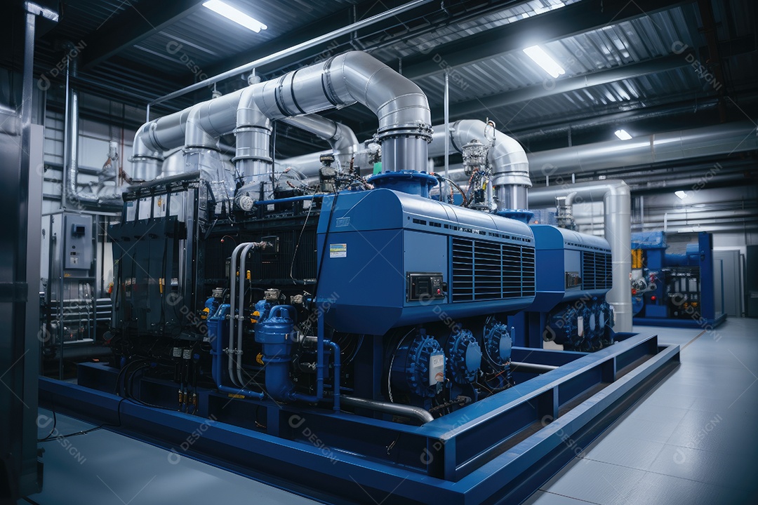 Usina atômica produção de energia elétrica e térmica