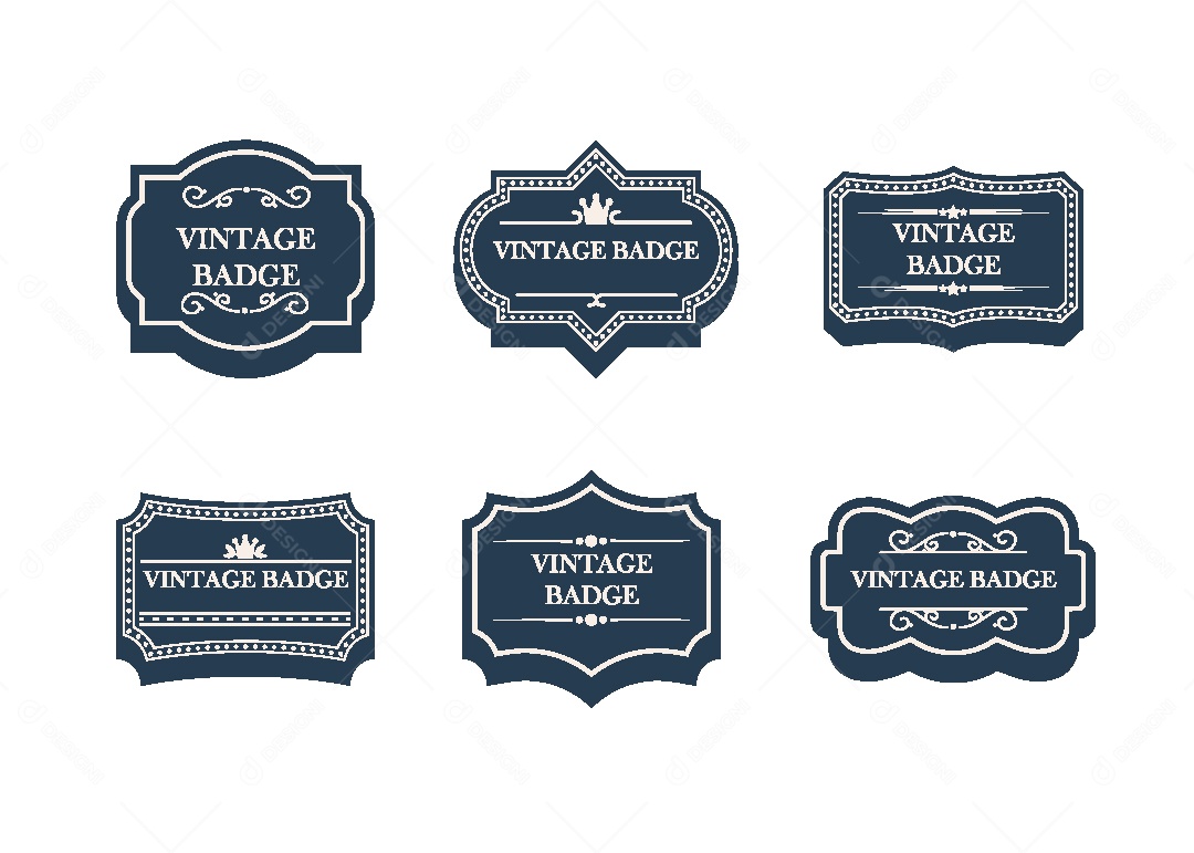 Conjunto de Etiquetas Ilustração Vetor EPS