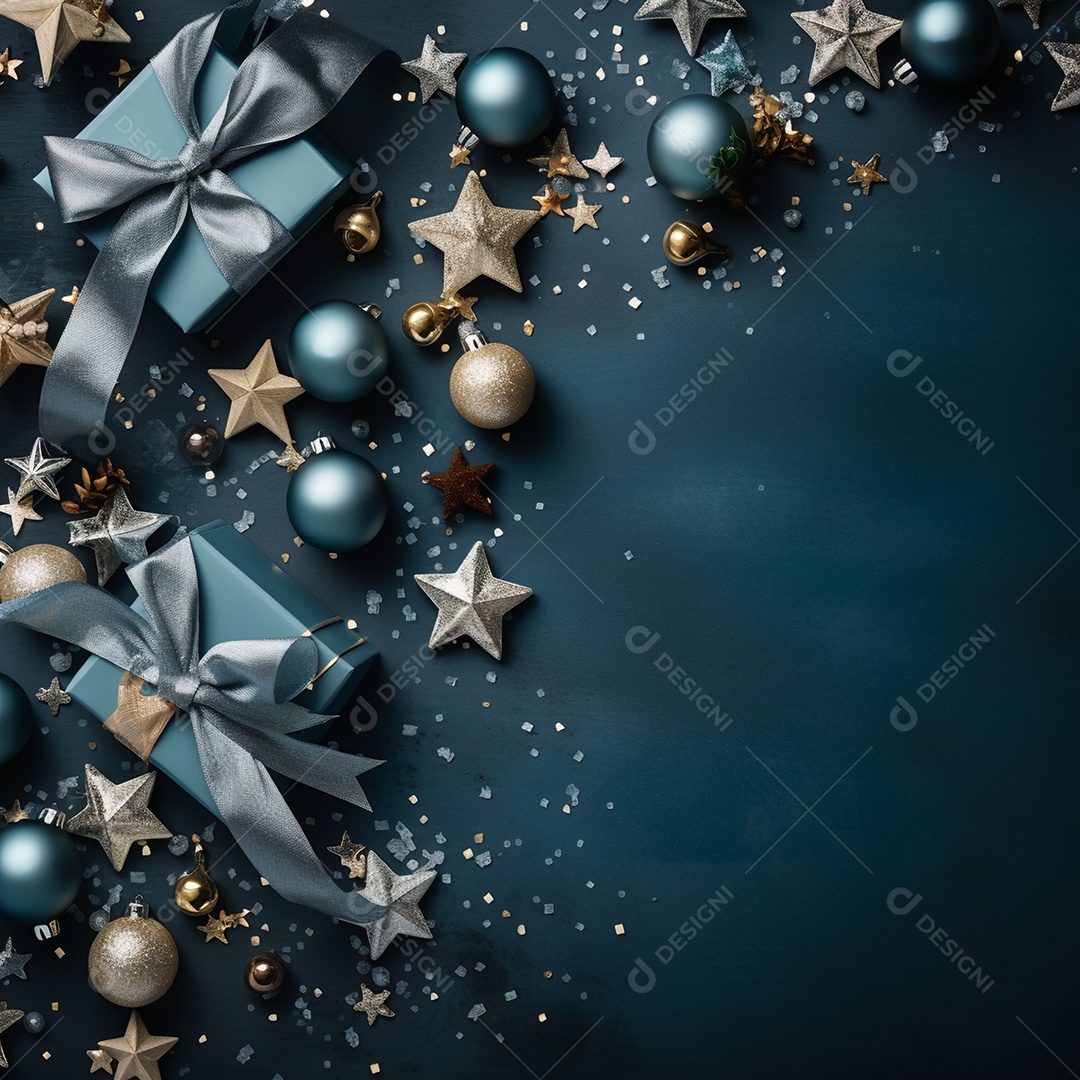 Caixas de presentes sobre fundo isolao