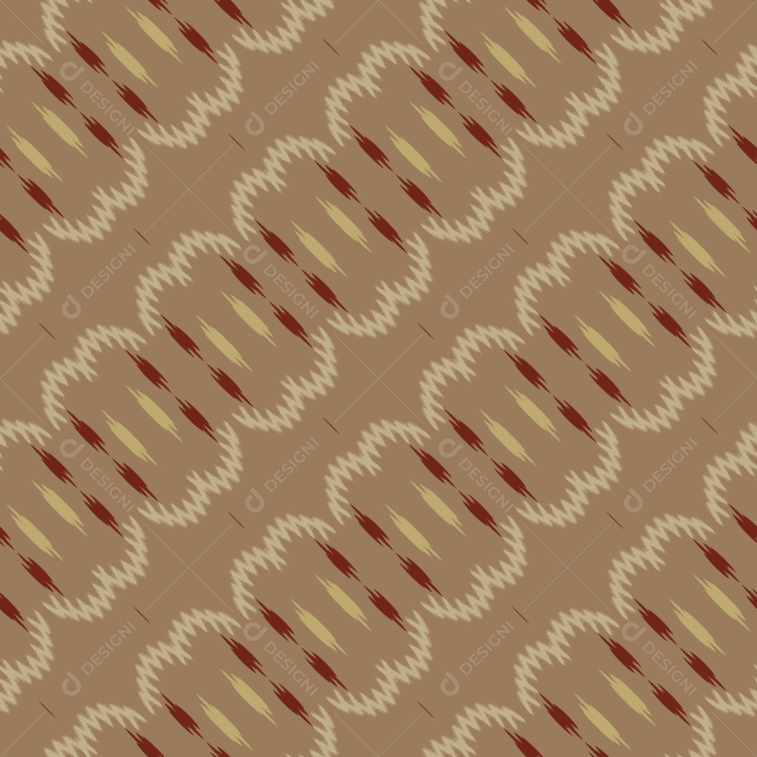 Tecido de Seda Tradicional Padrão Sem Costura Ilustração Vetor EPS