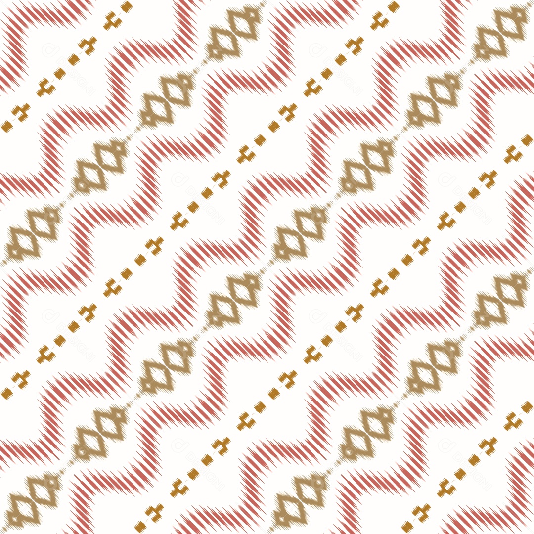 Tecido de Seda Tradicional Padrão Sem Costura Ilustração Vetor EPS