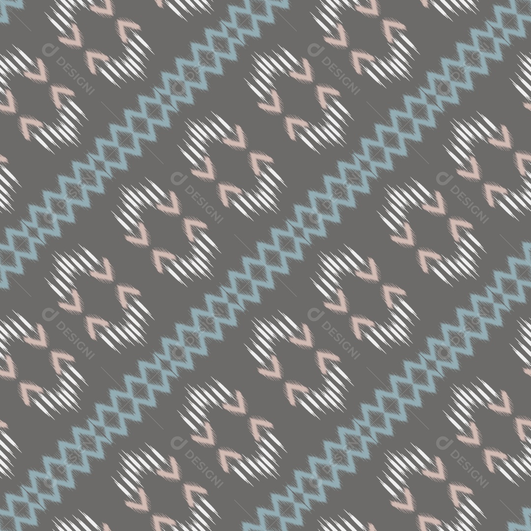 Tecido de Seda Tradicional Padrão Sem Costura Ilustração Vetor EPS