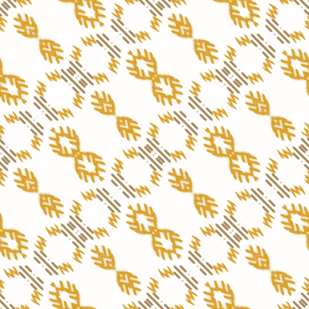 Tecido de Seda Tradicional Padrão Sem Costura Ilustração Vetor EPS